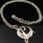 SN142 Elegant Crystal Silver Pendant Necklace Best Gift Idea