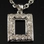 SN143 Elegant Crystal Silver Pendant Necklace Best Gift Idea