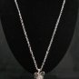 SN146 Elegant Crystal Key Lock Silver Pendant Necklace Best Gift Idea