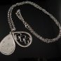 SN150 Elegant Crystal Pear Heart Silver Pendant Necklace Best Gift Idea