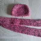 Pink & Grey Scarf set