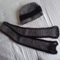 Black & Grey Scarf set