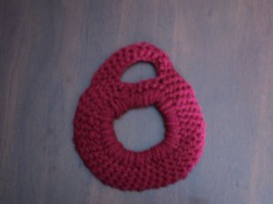 Burgandy Towel hanger