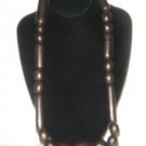 Hand Carved Wooden Necklace