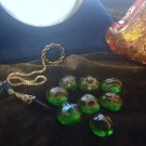 Pocket Pendulum and Witches Runes (Kyanite/Amathyst/Seaweed Runes)