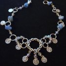 Dangle Kyanite Gemstone Anklet Ankle Bracelets Set