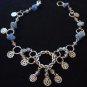 Dangle Kyanite Gemstone Anklet Ankle Bracelets Set