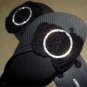 Flip-Flop  Grosgrain &  Swarovski Rhinestone Embellishments
