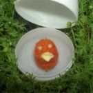 Lovely eggs with small birds needle felt