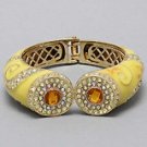 Designer Inspired Bangle-Yellow