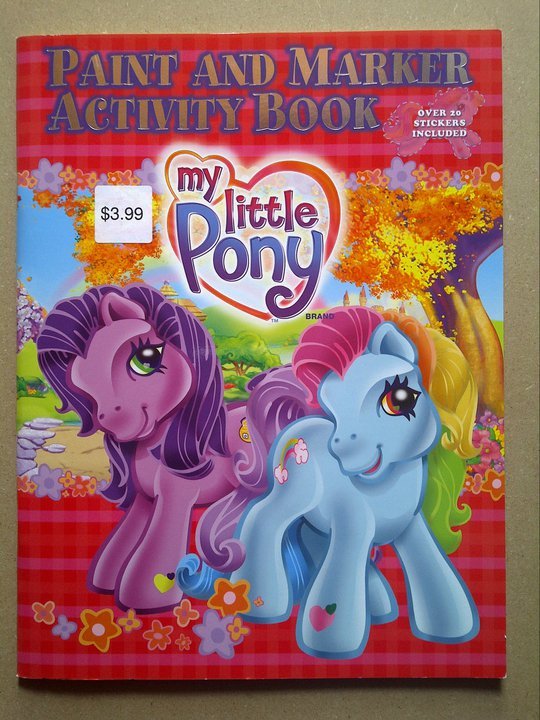 My Little Pony G3 : Paint with Market Activity Book
