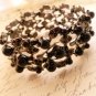Swarovski & Pearl Bridal Cuff Bracelet Bangle