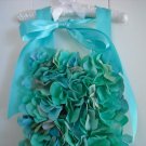 Watercolor Hand painted Floral Hydrangea Halter Romper
