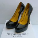 New yellow patent Shoes,High heel ,YSL Women shoes