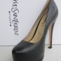 YSL Tribute Black Pumps platform Lizard shoes