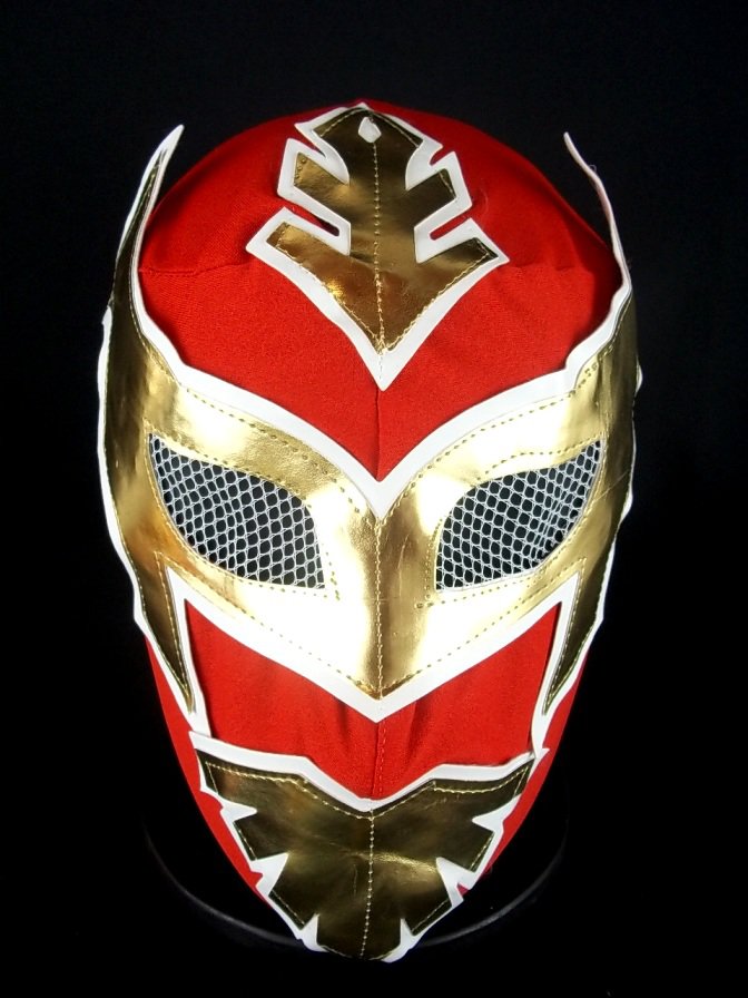 SIN CARA RED ECONOMIC KIDS SIZE MEXICAN WRESTLING MASK