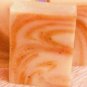 Orange Creamsicle Swirl Olive Oil Soap