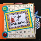 Paper Therapy Mini Scrapbook-1st Day of Kindergarten
