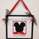 Paper Therapy Baby Shower Door/ Wall Hanging-Mickey Mouse