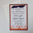 Paper Therapy Flat Invitation w/Flower Border