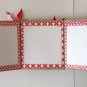 Paper Therapy Red & White Mini Scrapebook