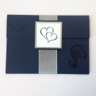 Paper Therapy | Heat Embossed | Pocket Fold | Invitation w/ribbon