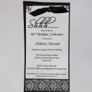 Black & White Party |nvitation | Paper Therapy