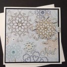 Christmas Card |  Snowflakes  | 5 1/2" x 5 1/2 " Card