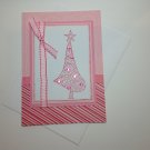 Christmas Card | Pink | Christmas Tree | Custom Greeting Card  | 5" x 7" Card