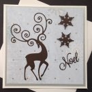 Reindeer | Christmas Card | Handmade | Stationary | Holiday