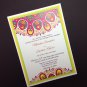 Wedding Invitation | Custom | Ethnic Themed | Flat Double Layered