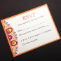 Wedding Invitation | Custom | Ethnic Themed | Flat Double Layered