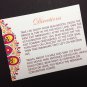 Wedding Invitation | Custom | Ethnic Themed | Flat Double Layered