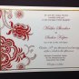 Wedding Invitation | Custom | Ethnic | Flat Double Layered