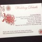 Wedding Invitation | Custom | Ethnic | Flat Double Layered