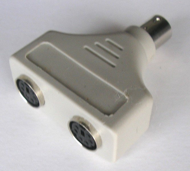 Cable/Port Adapter PS/2 to PS/2 x 2 Splitter/Divider