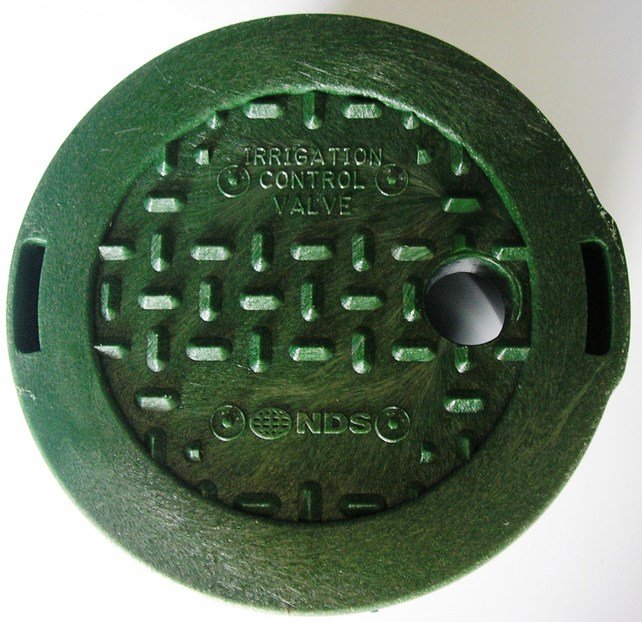 NDS 107C 6" Round Irrigation/Sprinkler Valve Control Box with Lid