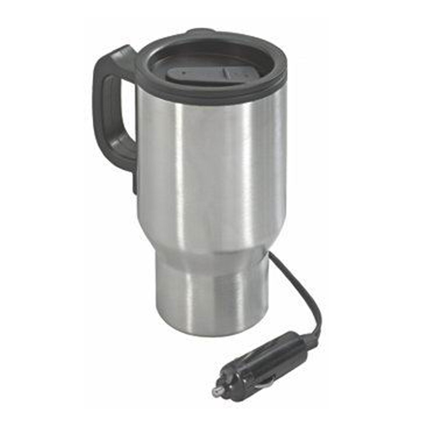 NexxTech Stainless Steel Thermal/Heated 14oz Travel Mug Plugs into 12V ...