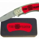 Fire Fighter Knife in Metal Tin