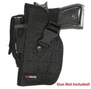 Black Airsoft Gun Holster - Left Side