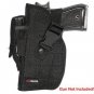 Black Airsoft Gun Holster - Left Side
