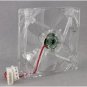 12 inches 4 Pin PC CPU Heat-sink Cooler Cooling Fun with 4 LED Light (Transparent)