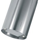 Island Range Hood Stainless Steel Round Chimney KA-123-CS Made in Italy