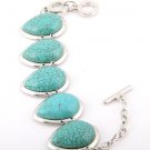 Triangle Turquoise Gemstone Bracelet
