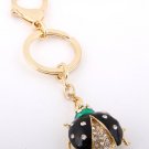 Black Lady Bug Key Chain