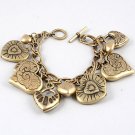 Hearts Charm Bracelet