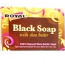 Black Soap with Shea Butter - One 3.5 Oz Bar (Free Shipping with Additional Purchase)