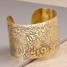 Brass Elephant Cuff Bracelet