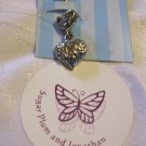 Clear Swarovski Crystal and Rhinestone Heart Belly Jewelry