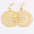 Earrings, Gold Plated Embellished Filigree Earrings